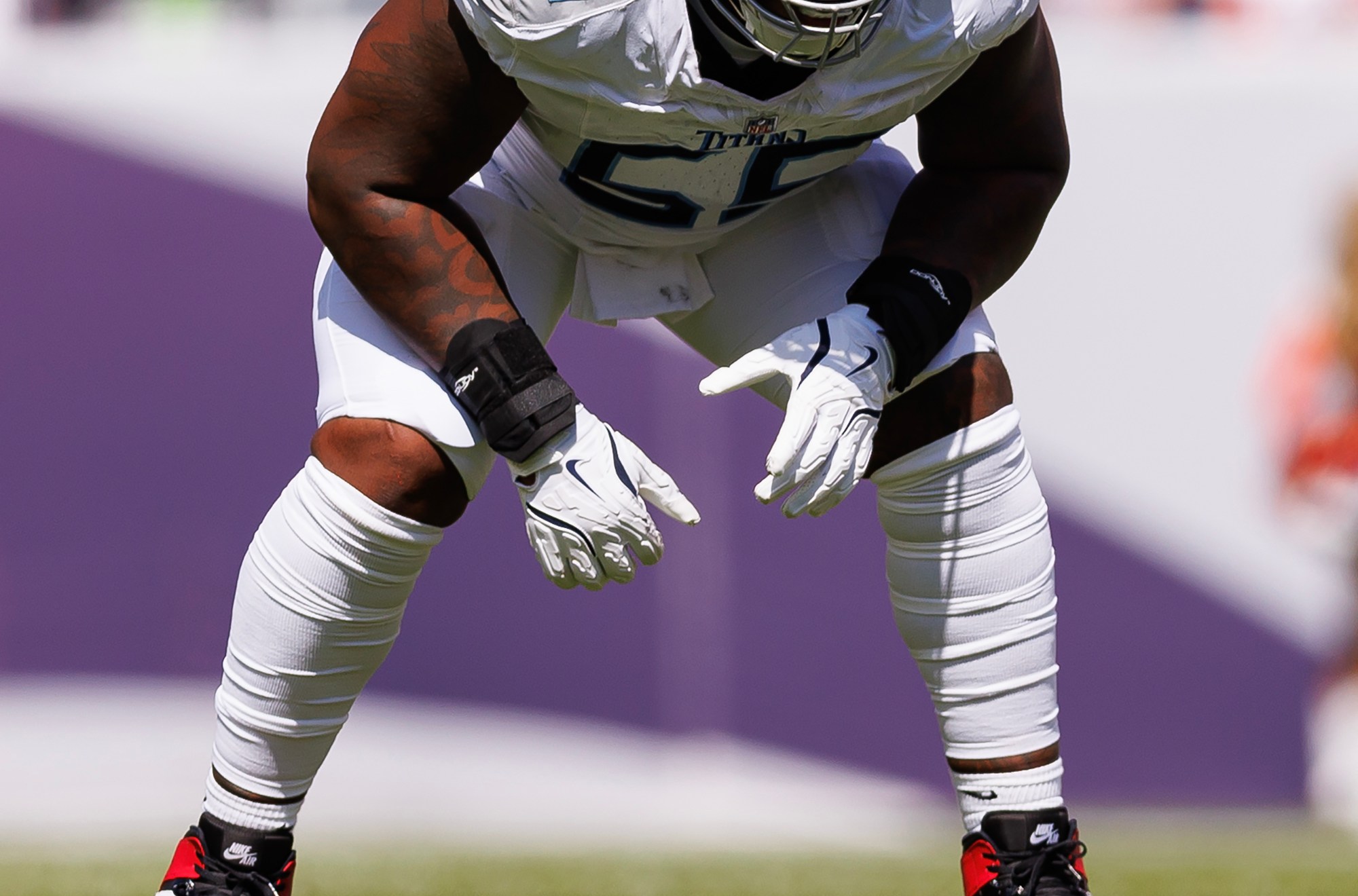 Titans OT JC Latham could face trial by fire in potential return to lineup