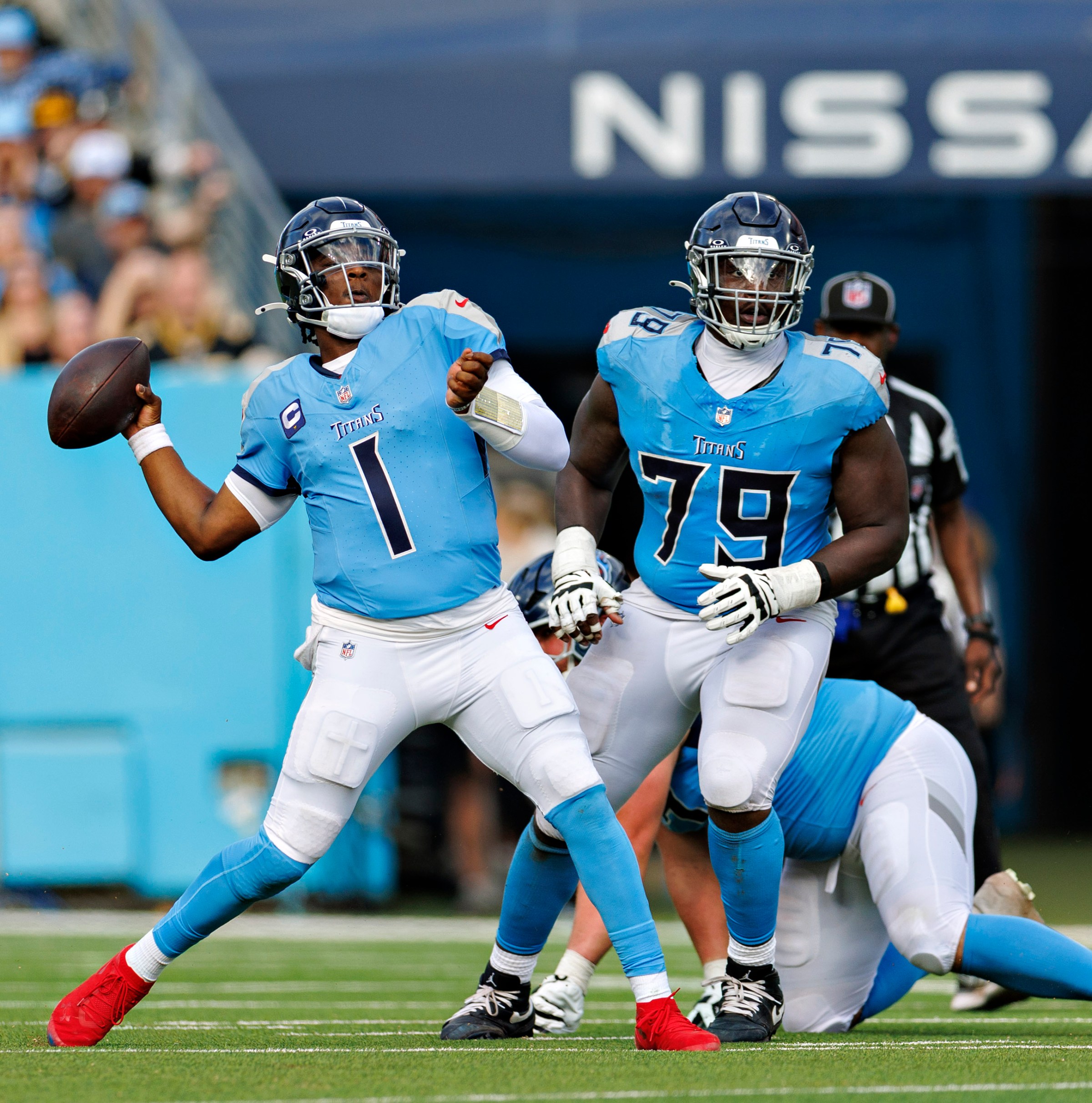 Titans Cam Ward “progressing well” in his rehab from shoulder injury
