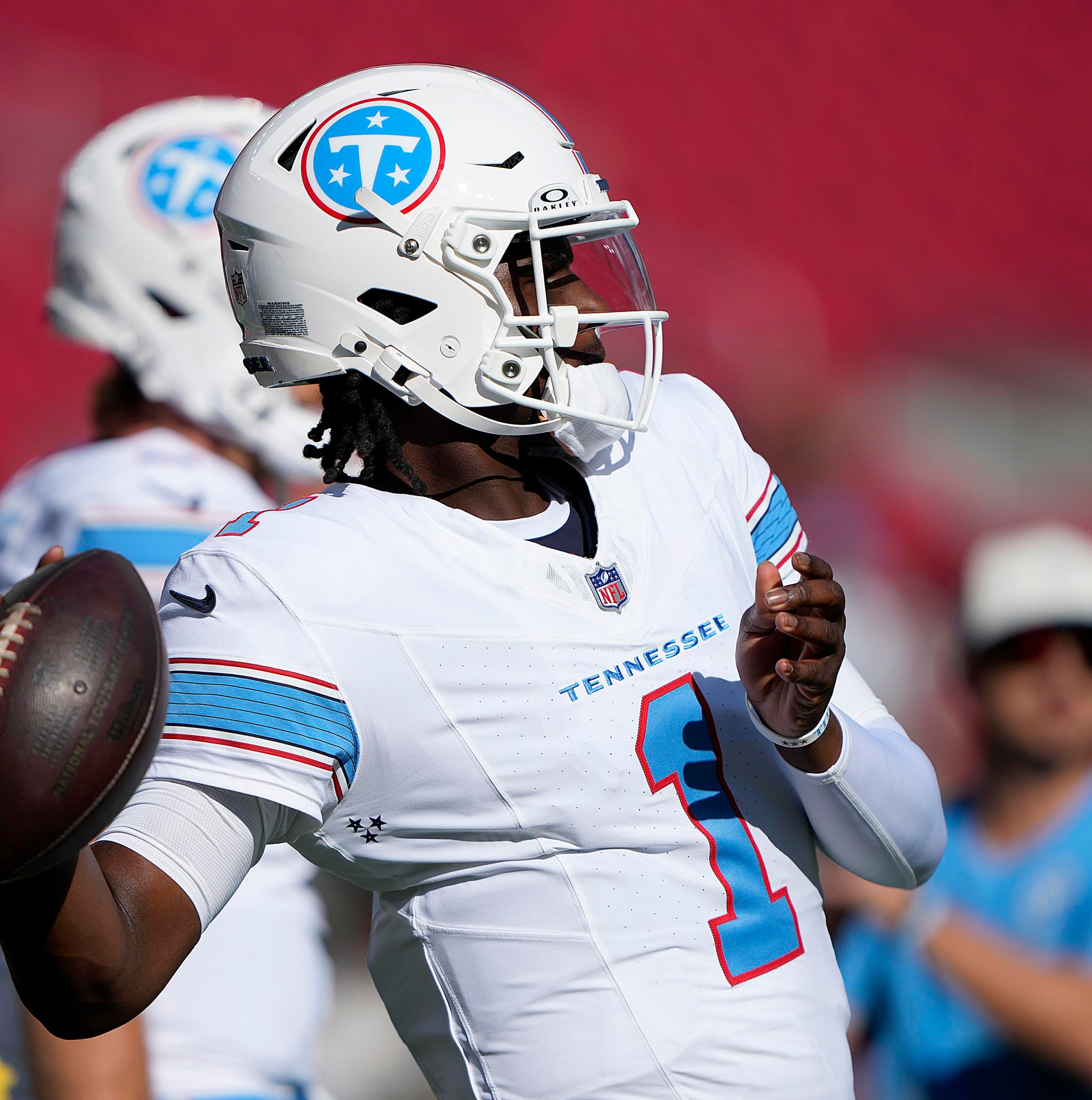 Cam Ward struggles in Titans preseason opener