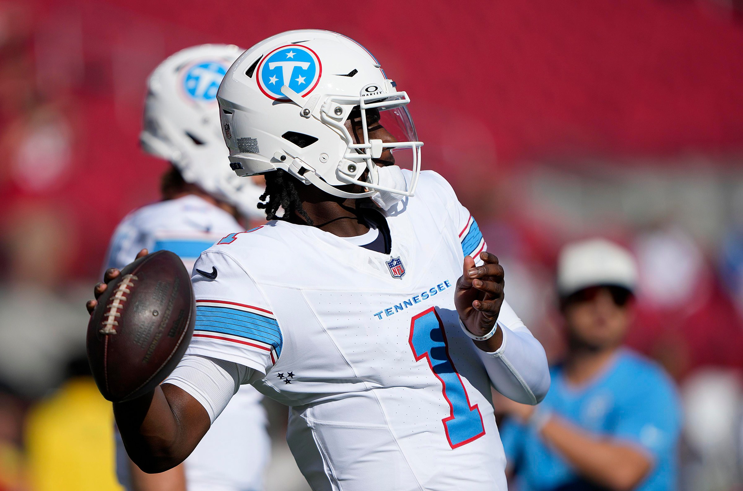 Cam Ward struggles in Titans preseason opener