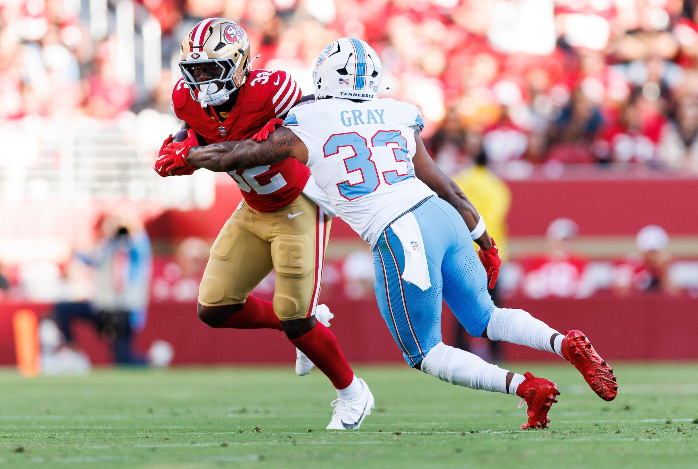Titans LB Cedric Gray suffers concussion in UTV accident