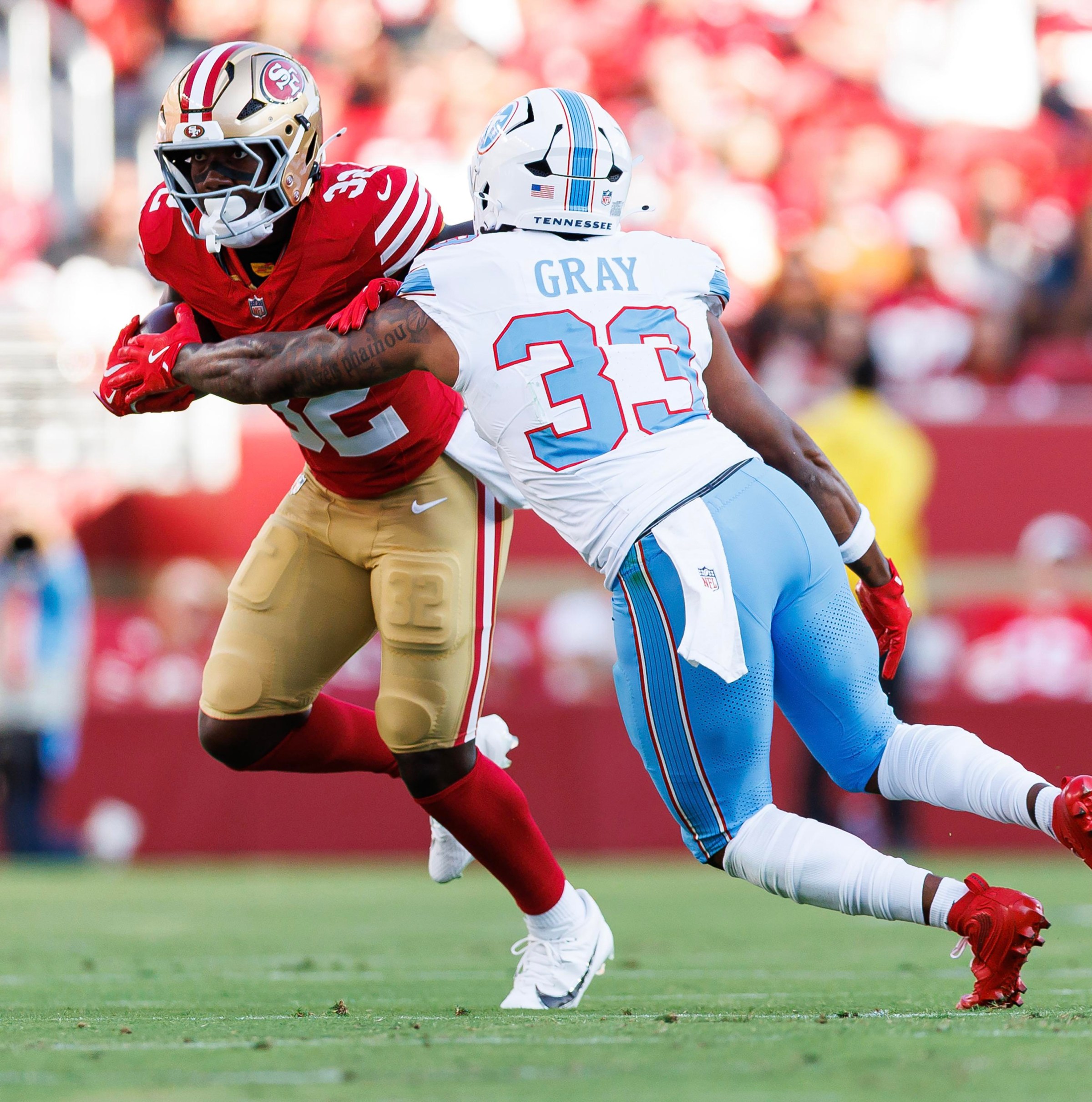 Titans LB Cedric Gray suffers concussion in UTV accident