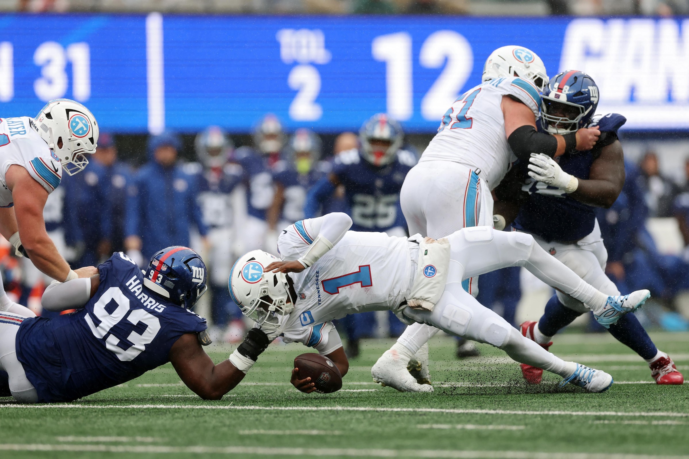 Titans lose 12-7 to Giants quick recap