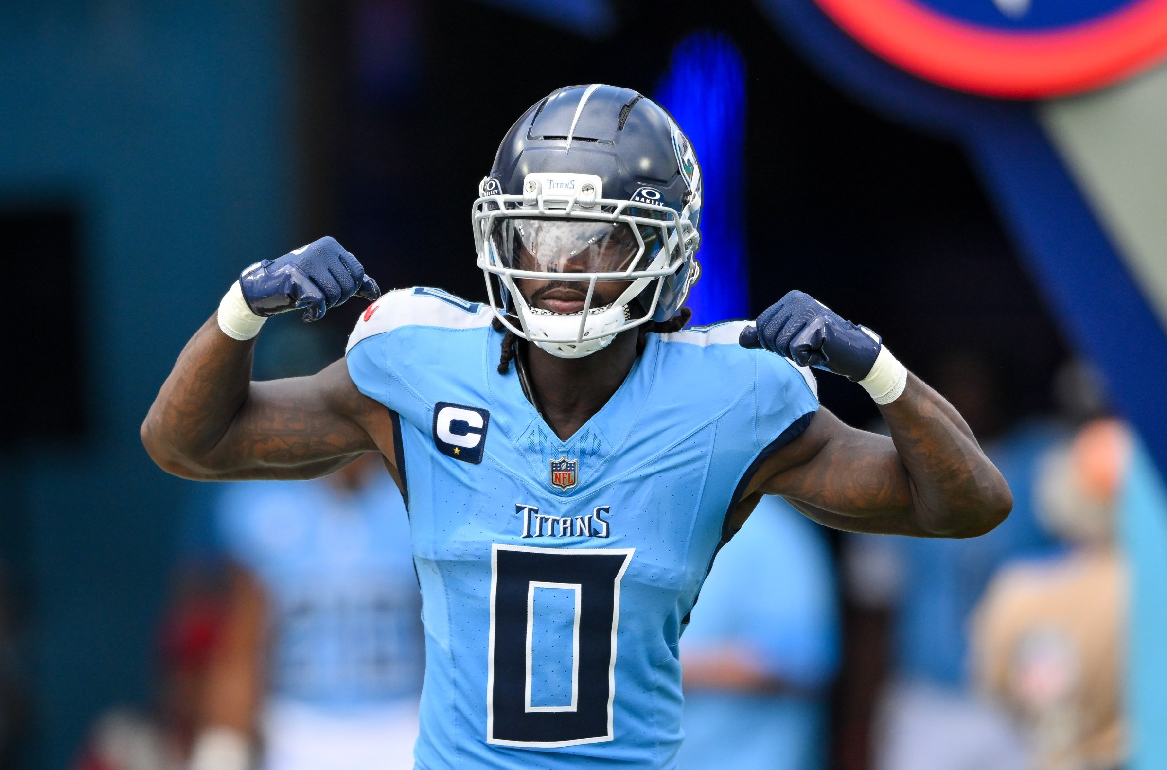 Calvin Ridley injury: Titans WR carted to locker room vs. Texans