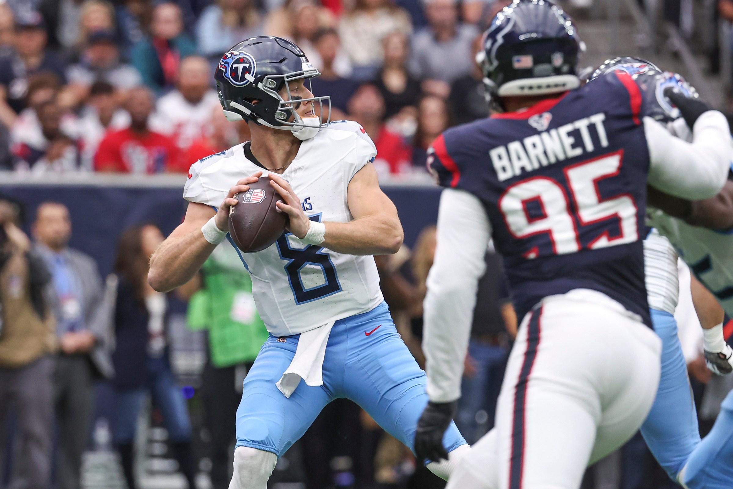 Titans LT’s Andre Dillard, Jaelyn Duncan reach new lows vs. Texans